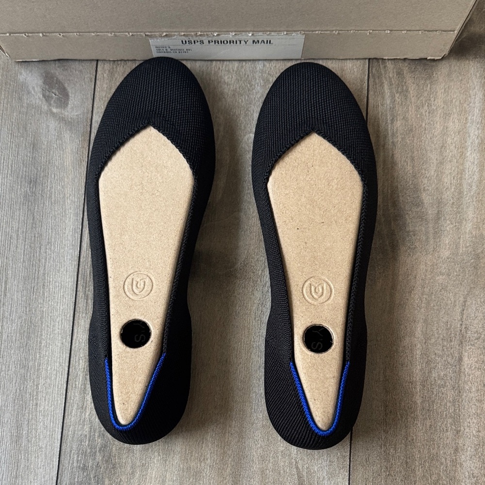 Rothy's Black “The Flat”